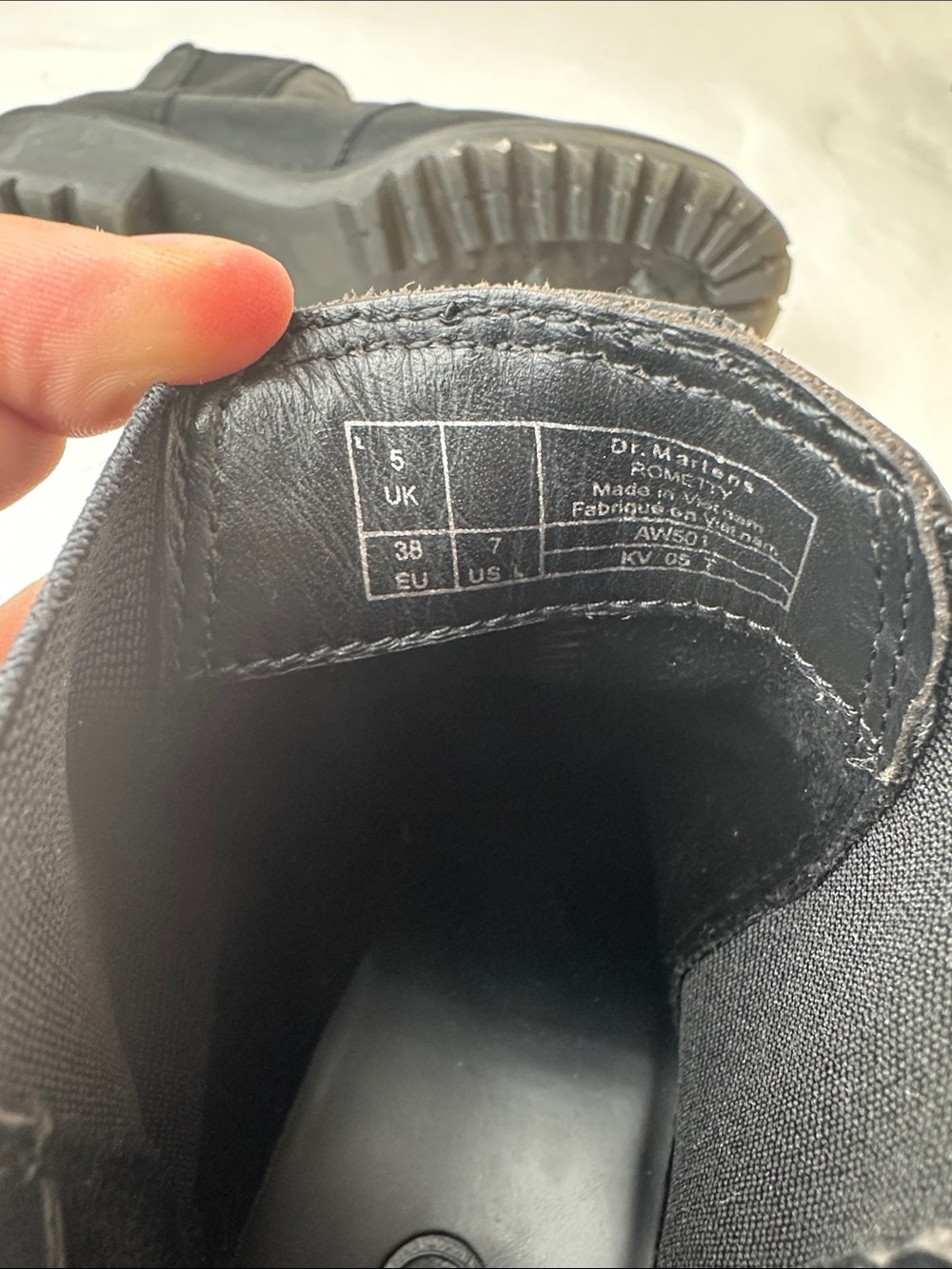 Dr. Martens Black Leather Platform Chelsea Boots - Picture 7 of 7